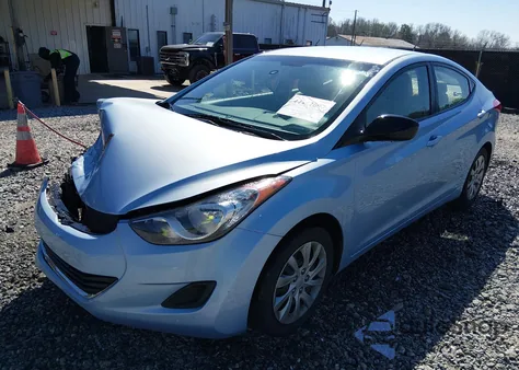 2012 Hyundai Elantra Gls (Ulsan Plant) z USA, uszkodzony, nr VIN KMHDH4AE9CU248817